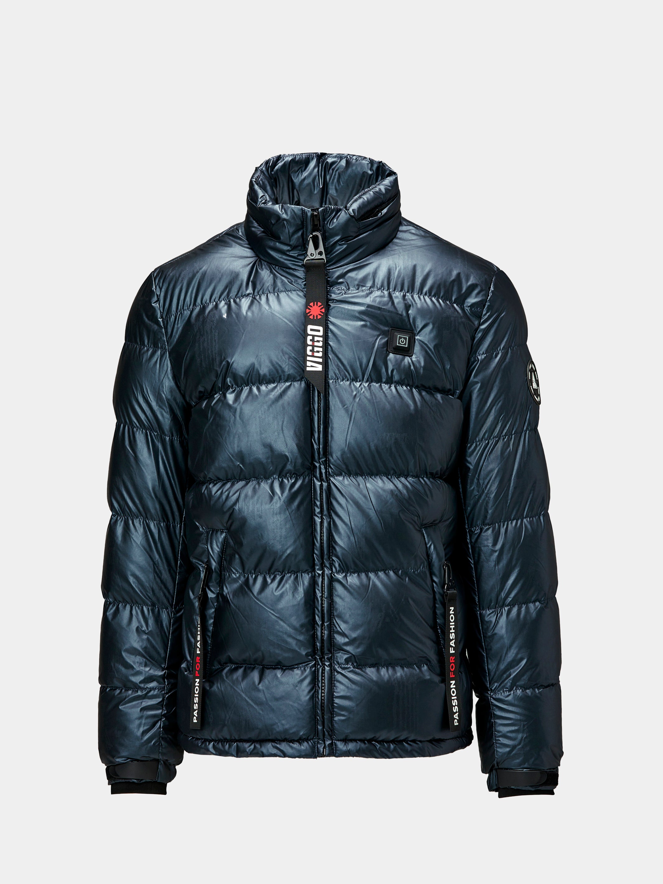 Navy jacket with heating