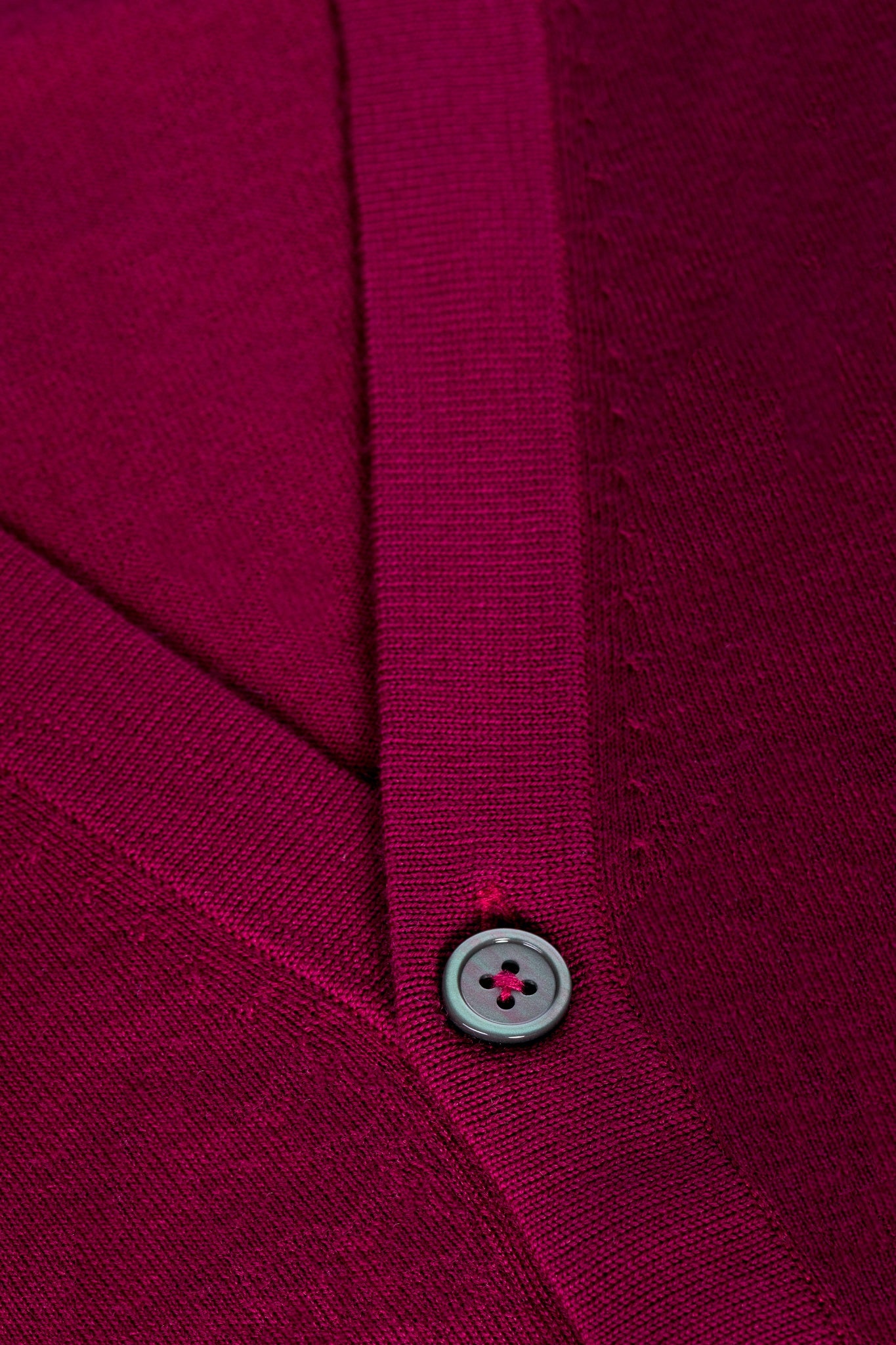 Cardigan bordeaux din lana merino