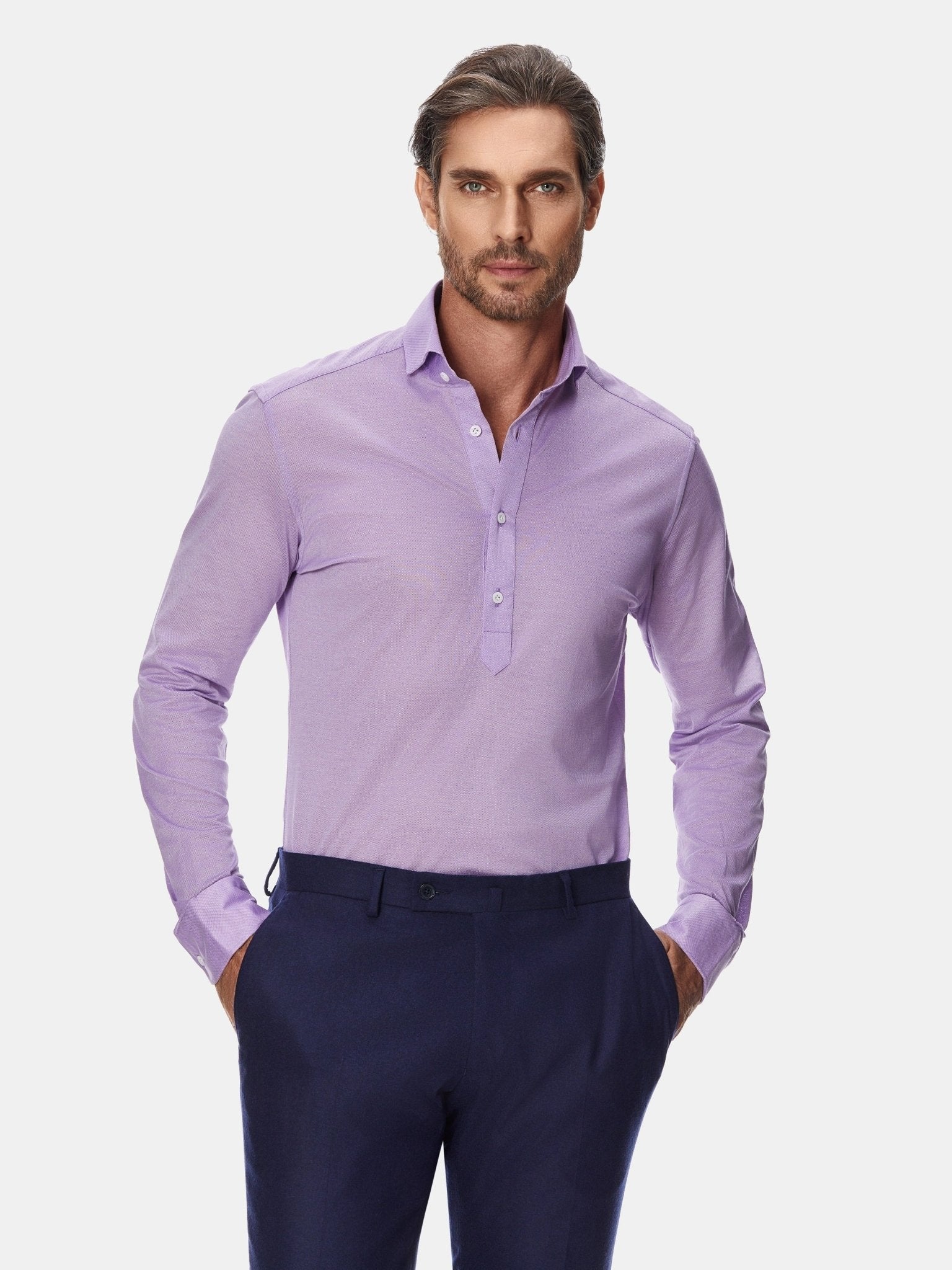 Camasa popover lila - Viggo