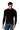 Fine black merino wool sweater