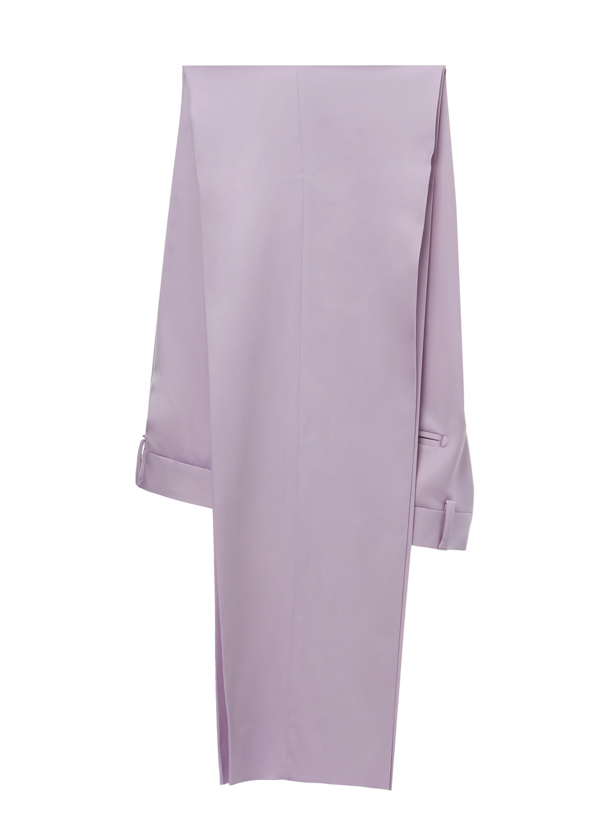 Lilac two-piece suit, tailored fit