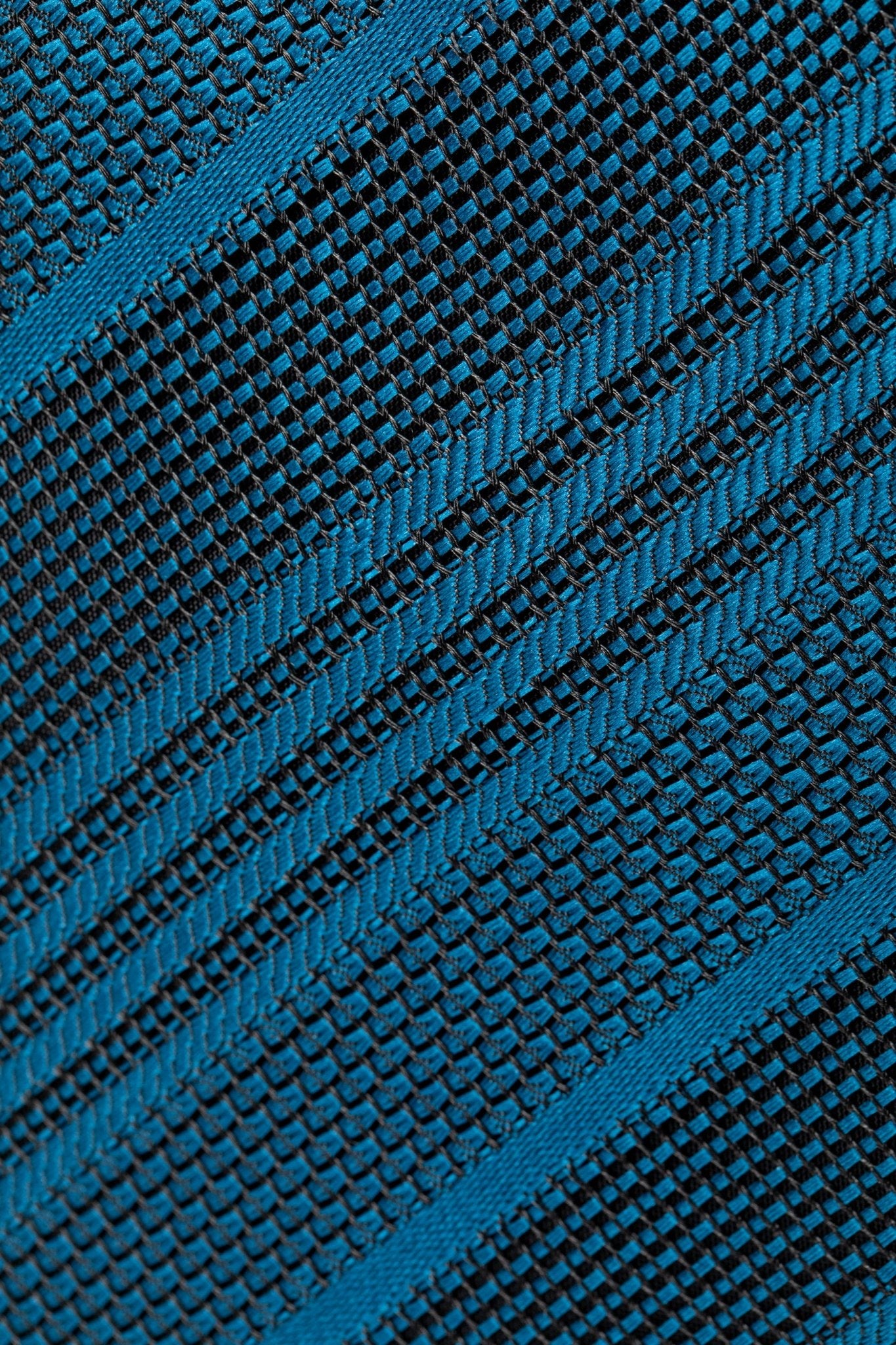 Cravata din matase bleu cu dungi - Viggo