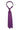 Cravatta viola in seta a righe larghe