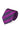 Purple silk tie with wide stripes