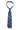 Cravatta in seta blu con stampa paisley