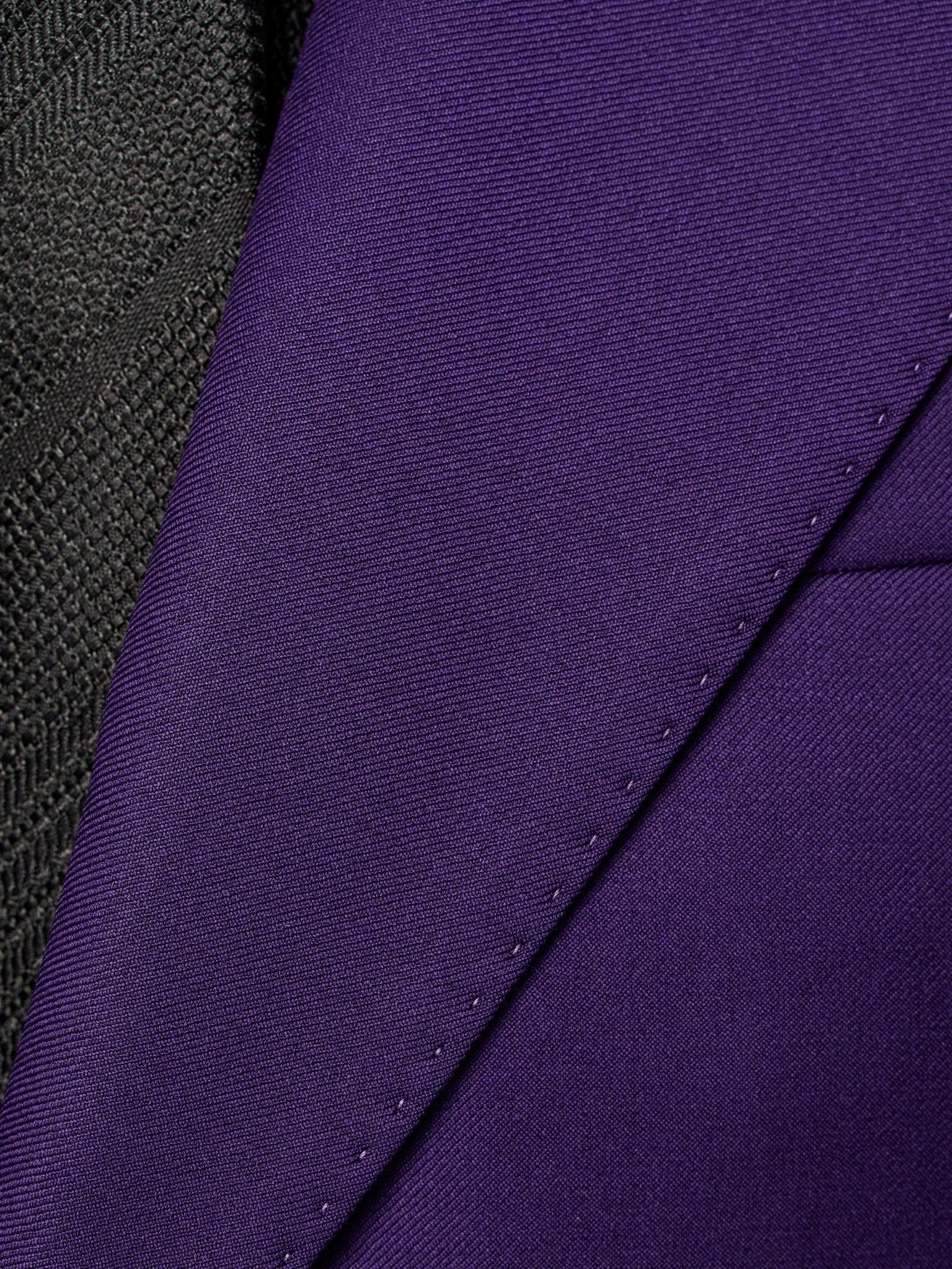Costum doua piese purple, tailored fit - Viggo