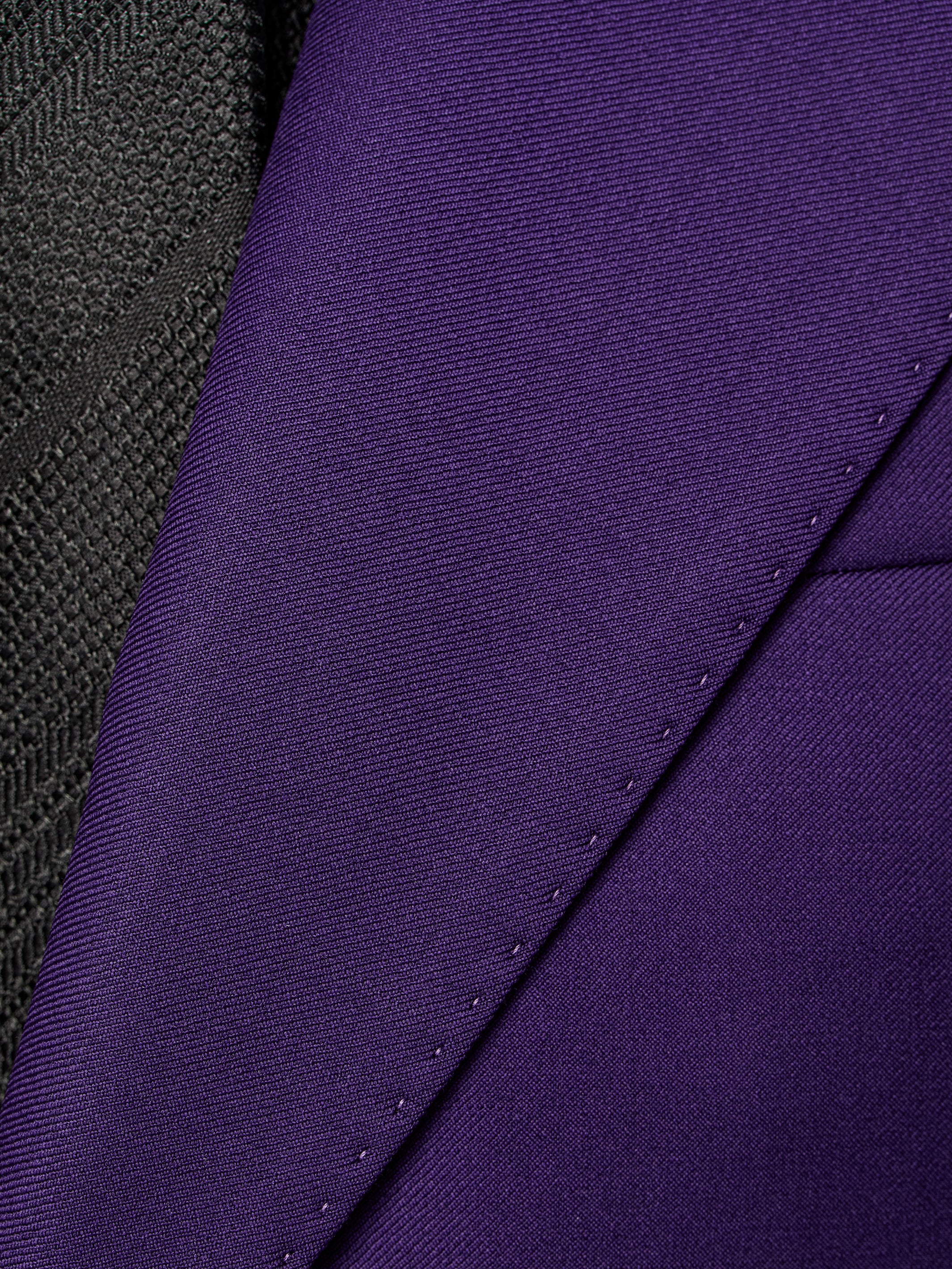 Costum doua piese purple, tailored fit