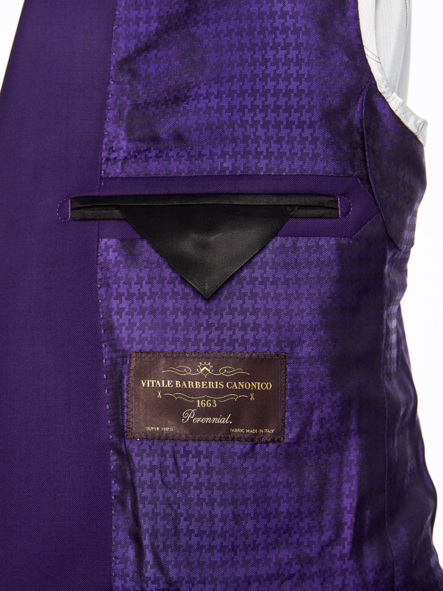 Costum doua piese purple, tailored fit - Viggo