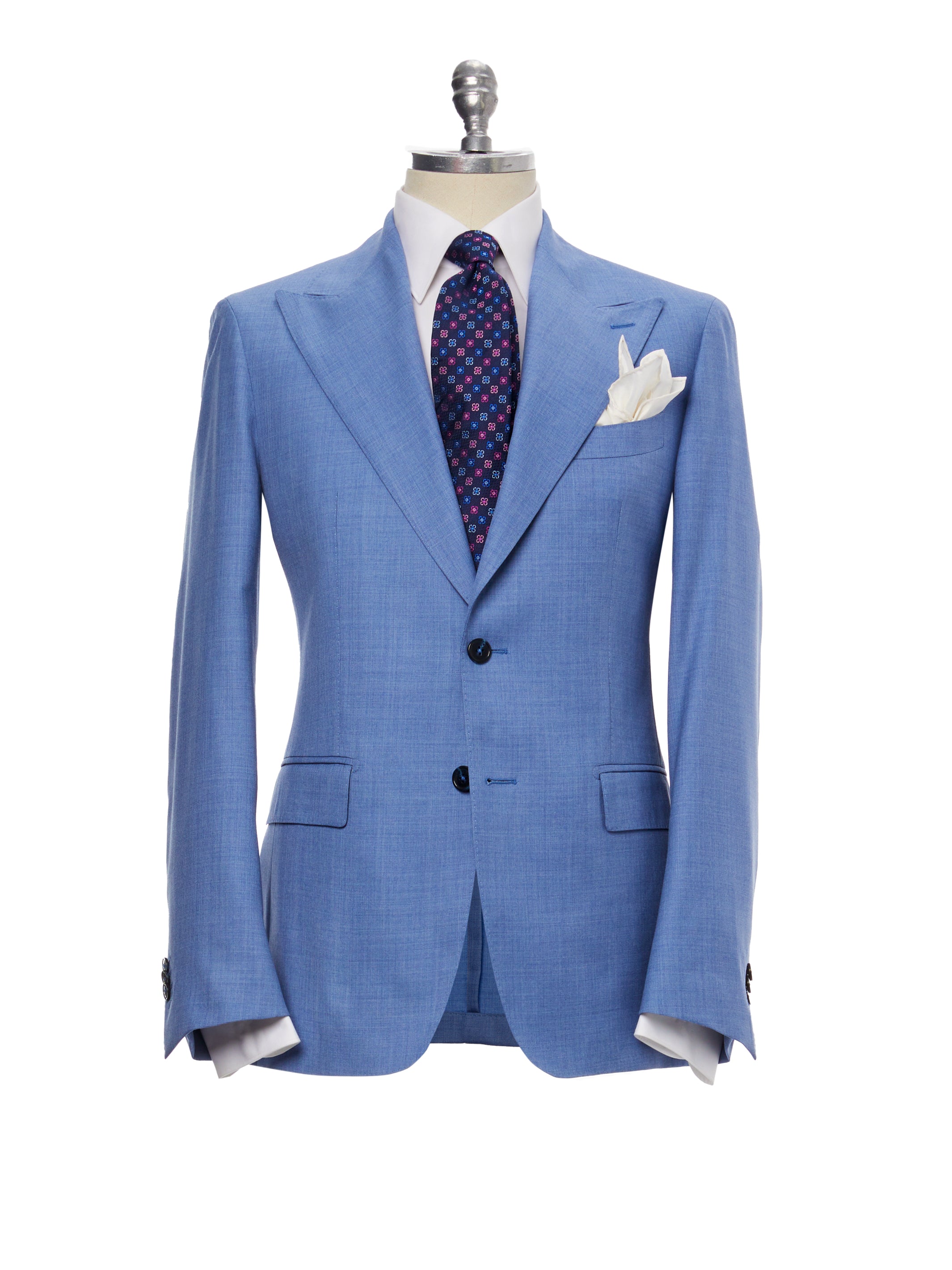 Costum doua piese bleu, tailored fit