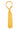 Cravatta in seta gialla testurizzata