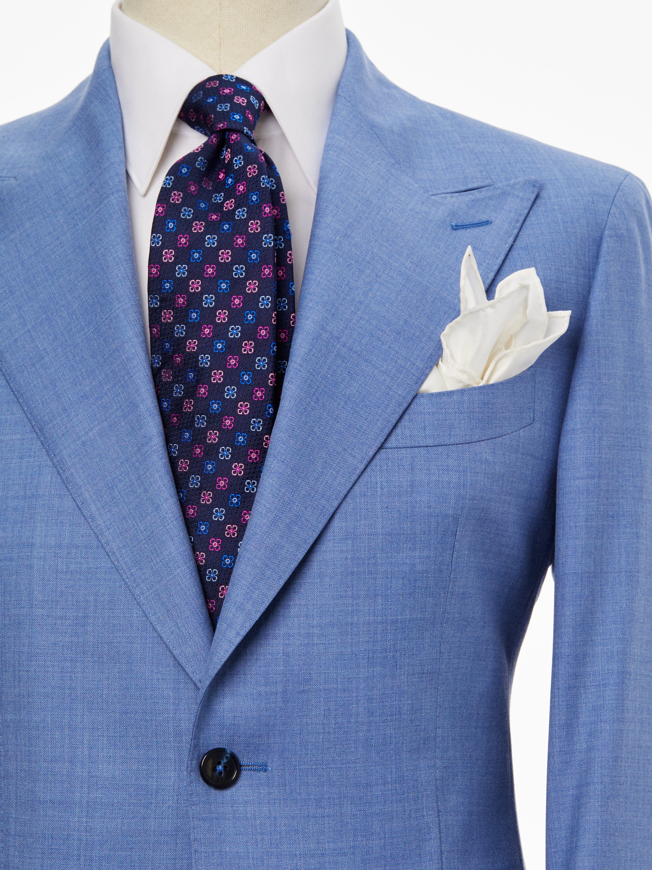 Costum doua piese bleu, tailored fit