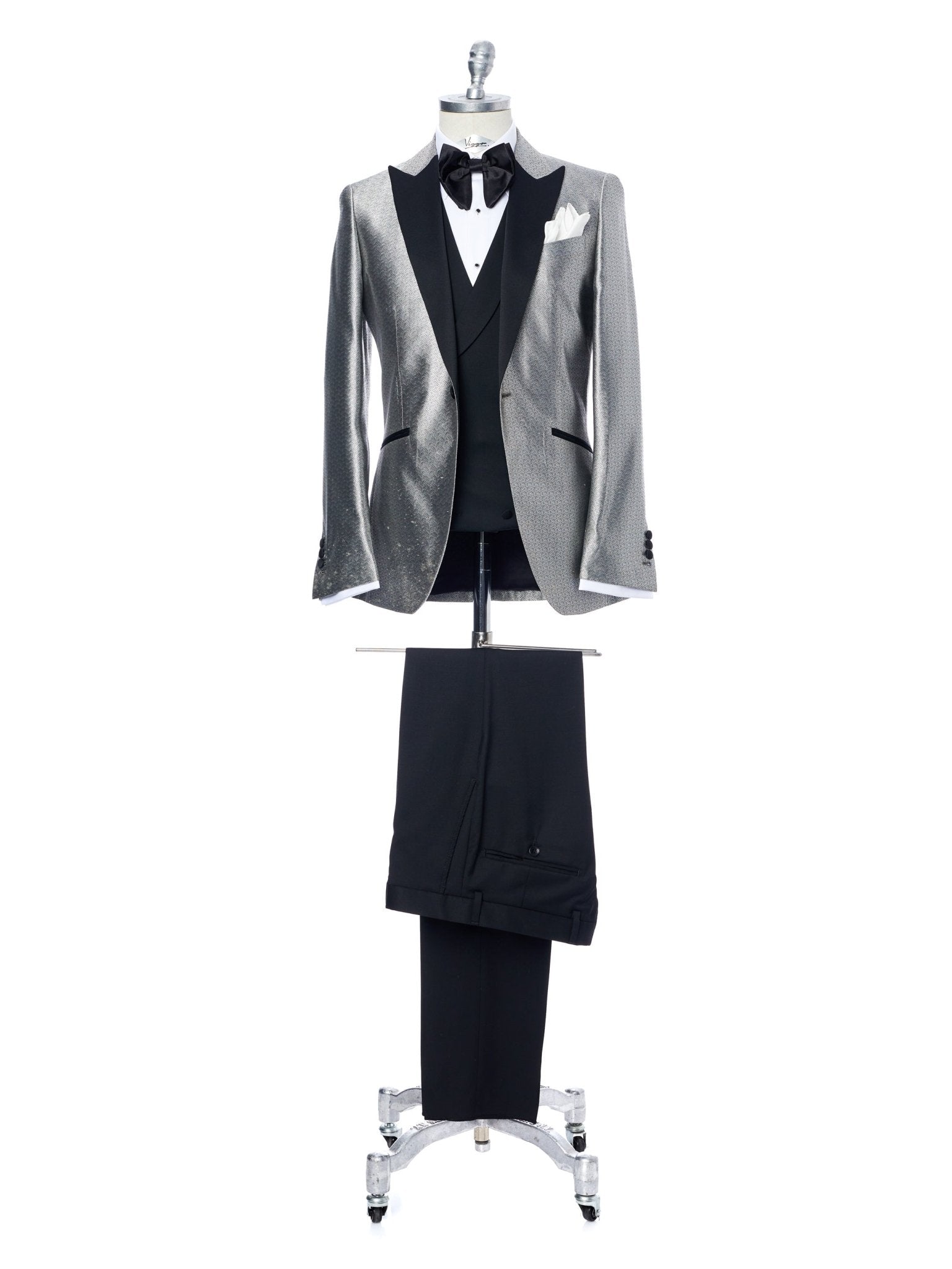 Sacou gri cu model geometric - Viggo