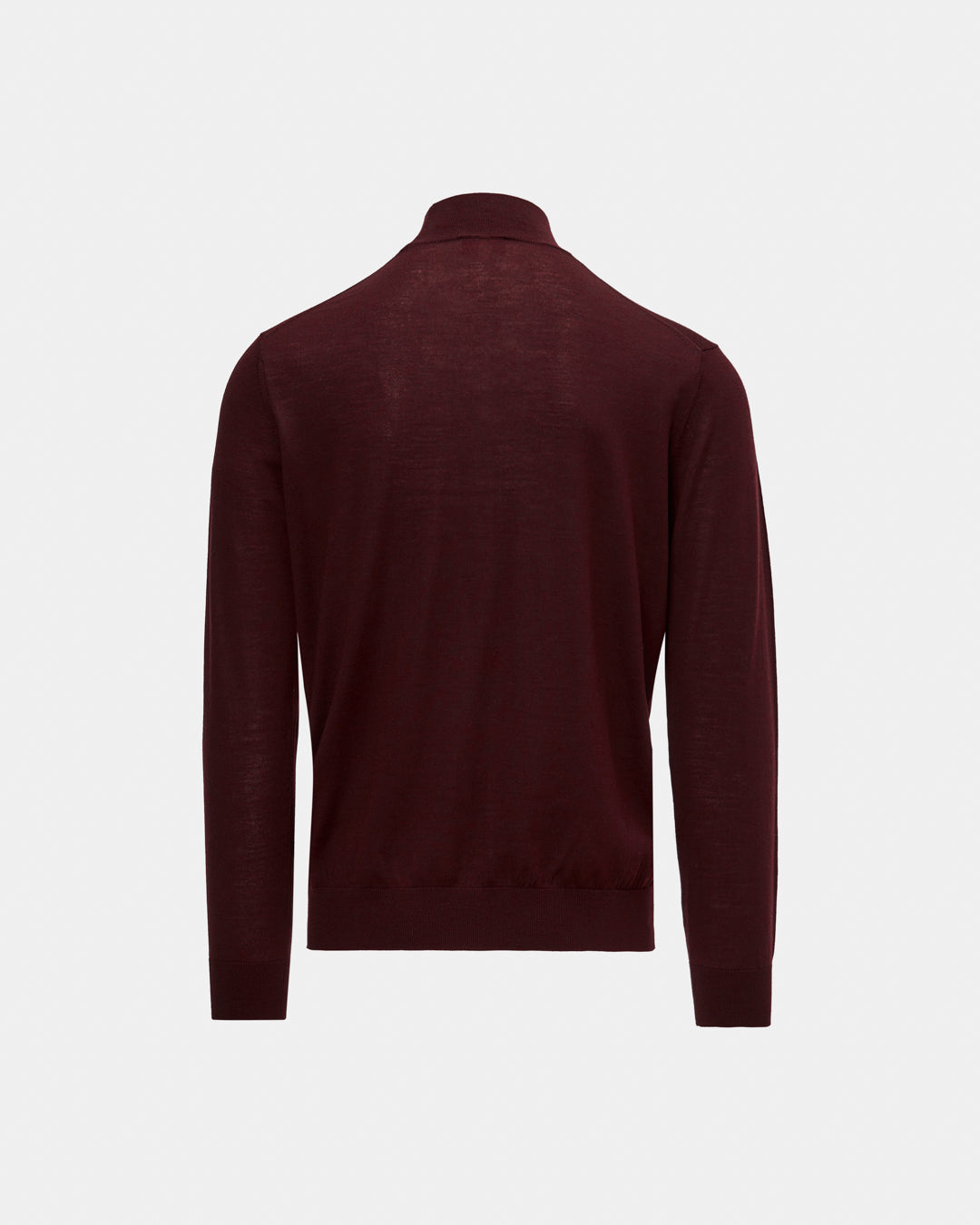 Maleta bordeaux din lana merino extra fina 16 GG