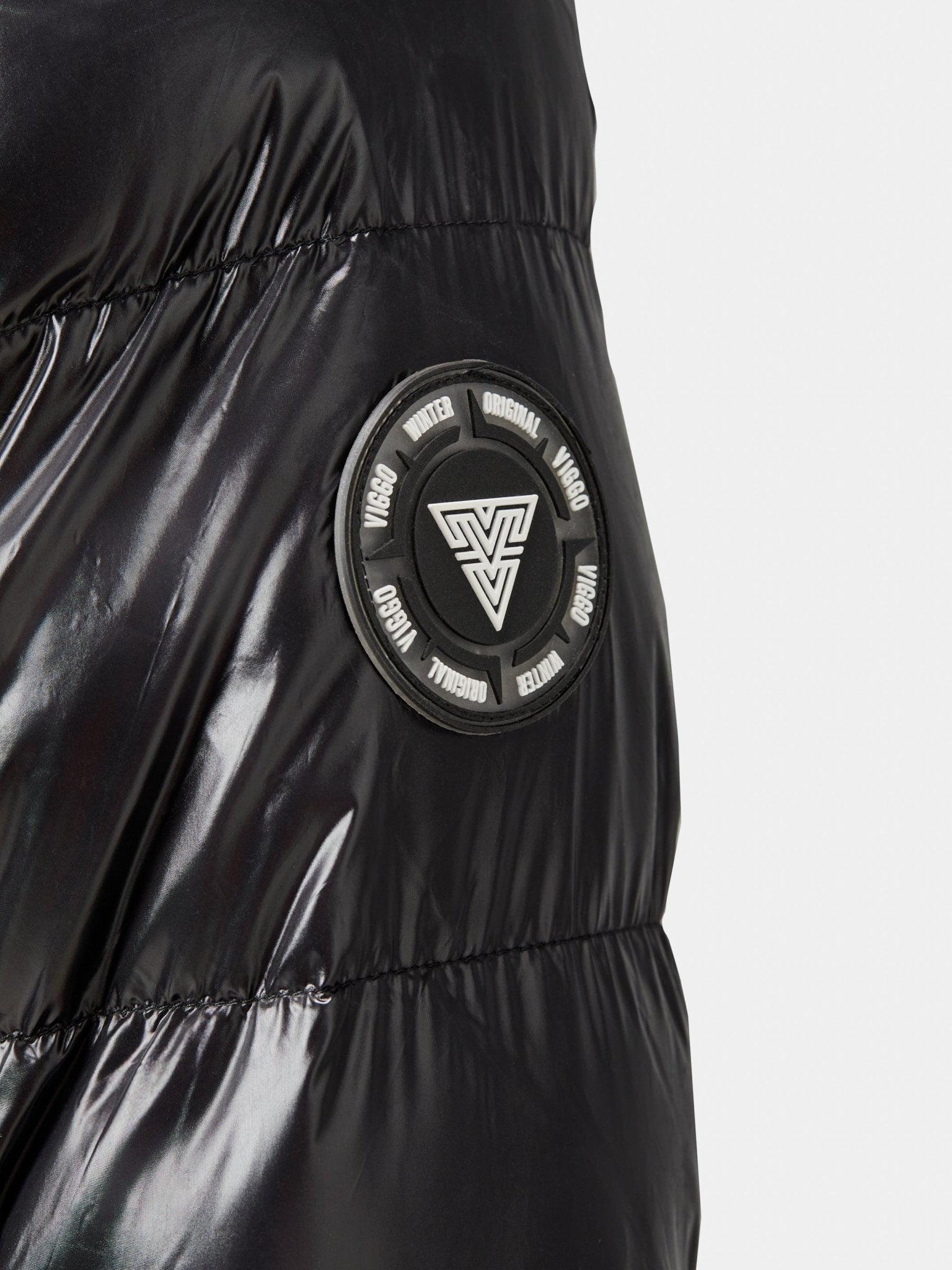 Geaca neagra lunga, cu incalzire - Viggo