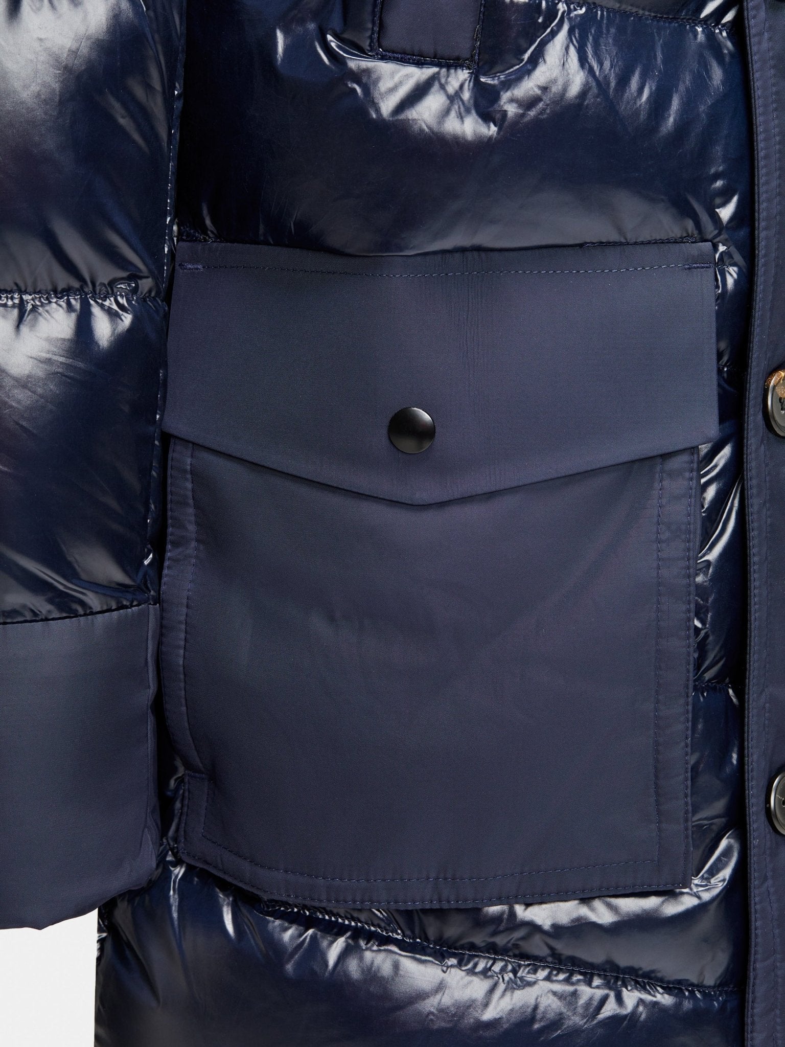 Geaca navy lunga, cu incalzire - Viggo