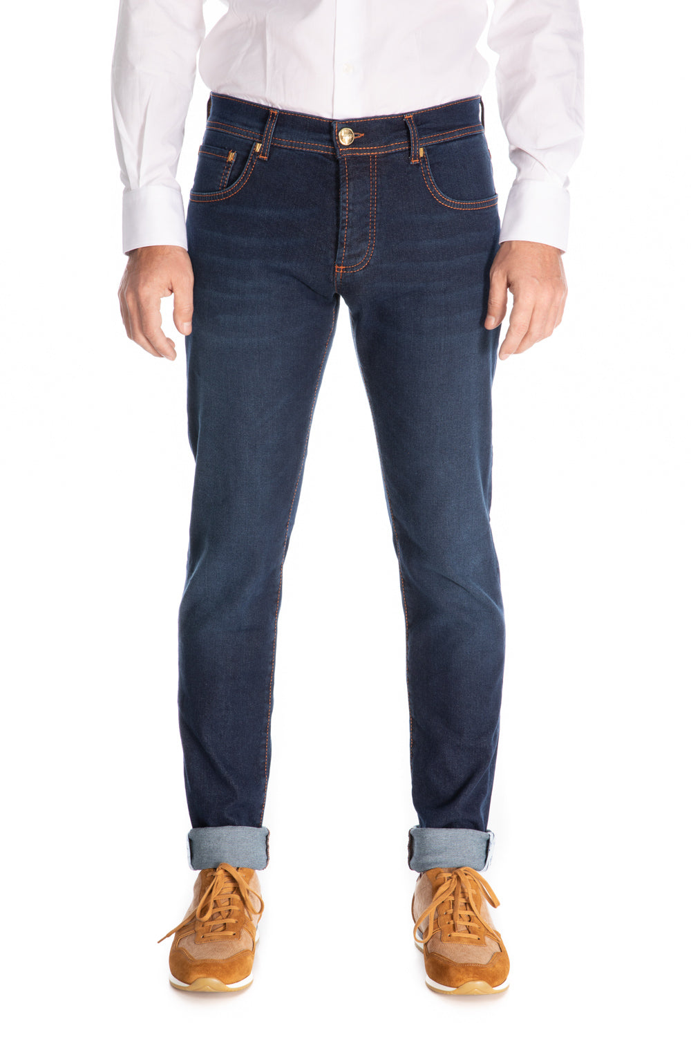 Jeans navy slim fit monkey