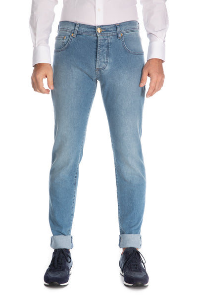 Jeans bleu slim fit monkey