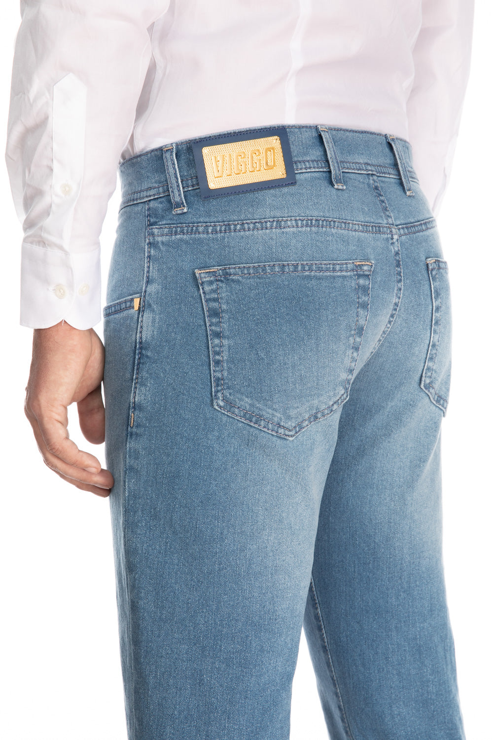 Jeans bleu slim fit monkey