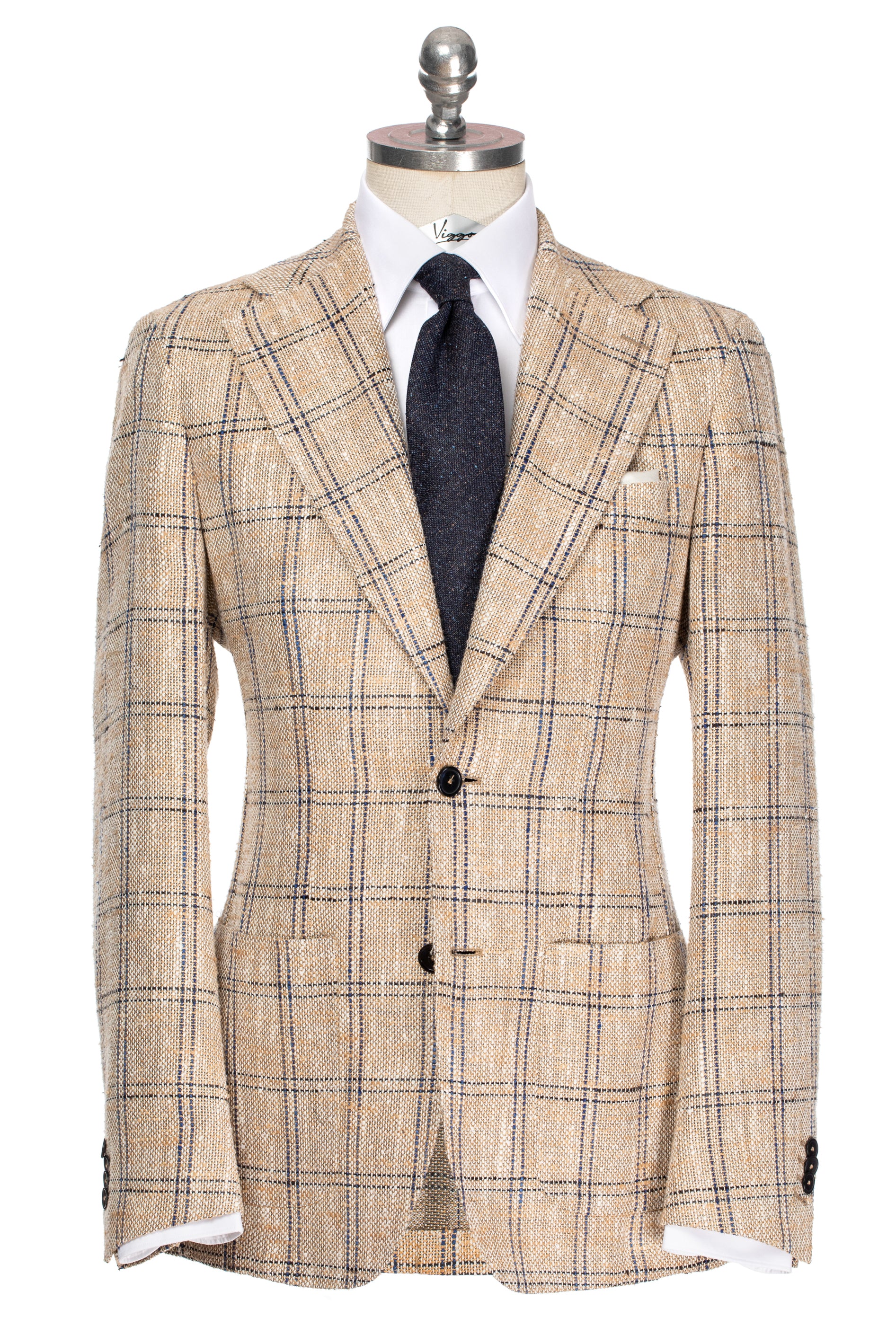 Beige checked jacket