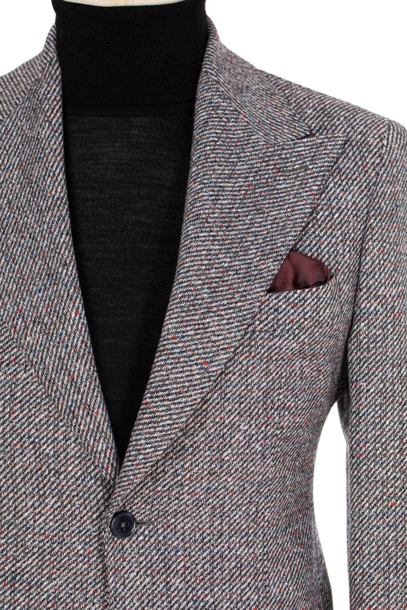 Sacou pepit gri si rosu - Viggo