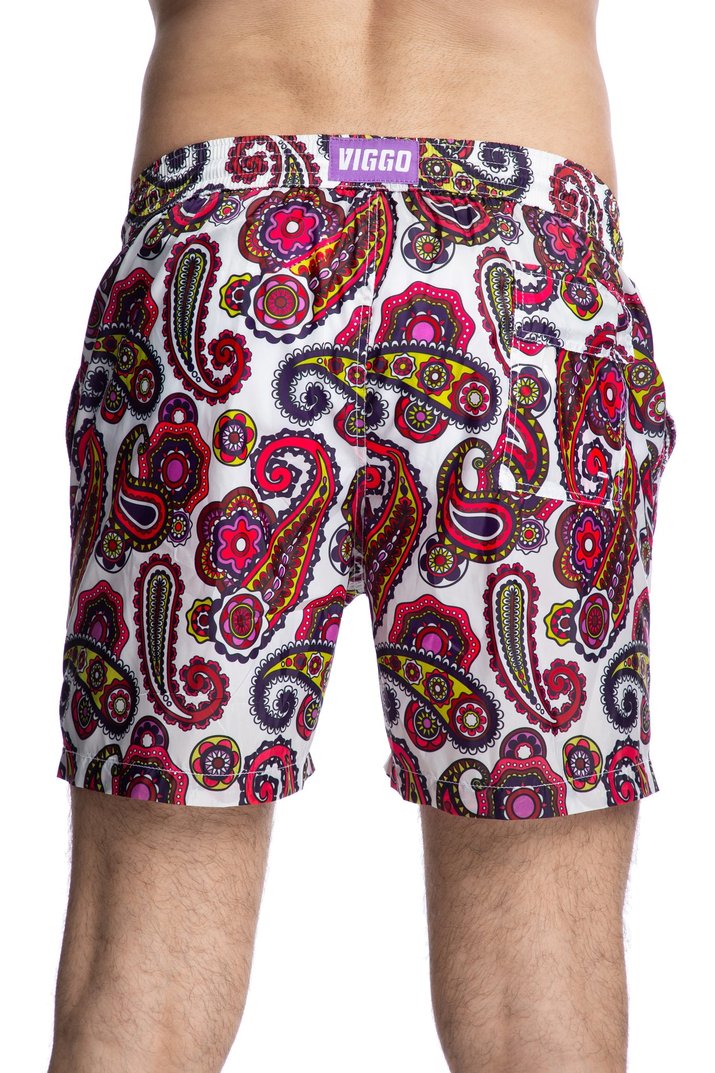 Multicolor paisley swimming shorts