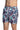 Swimming shorts with multicolored print