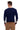 Fine Navy Wool And Cashmere Sweater