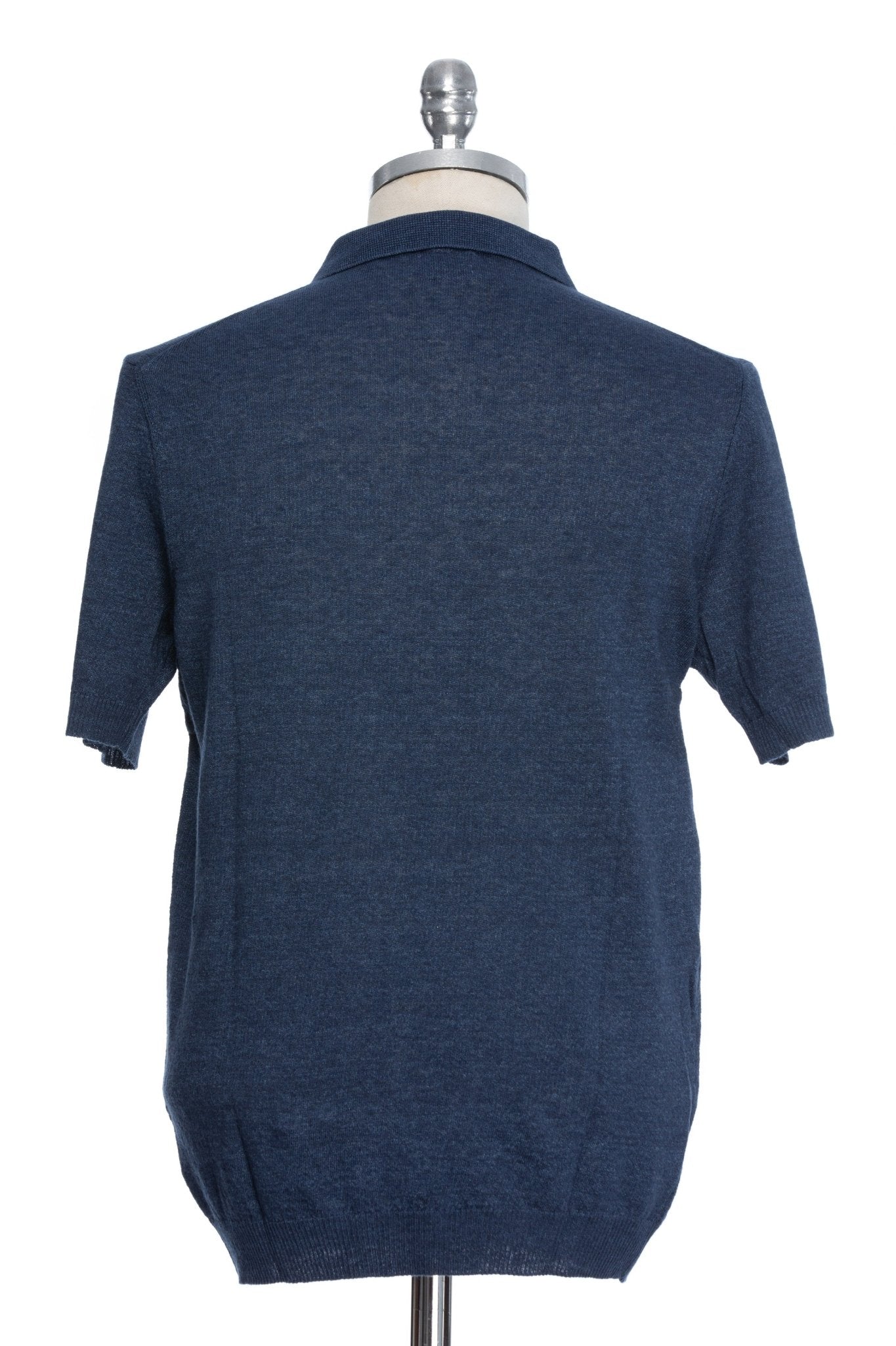 Tricou casual bleumarin cu guler polo - Viggo