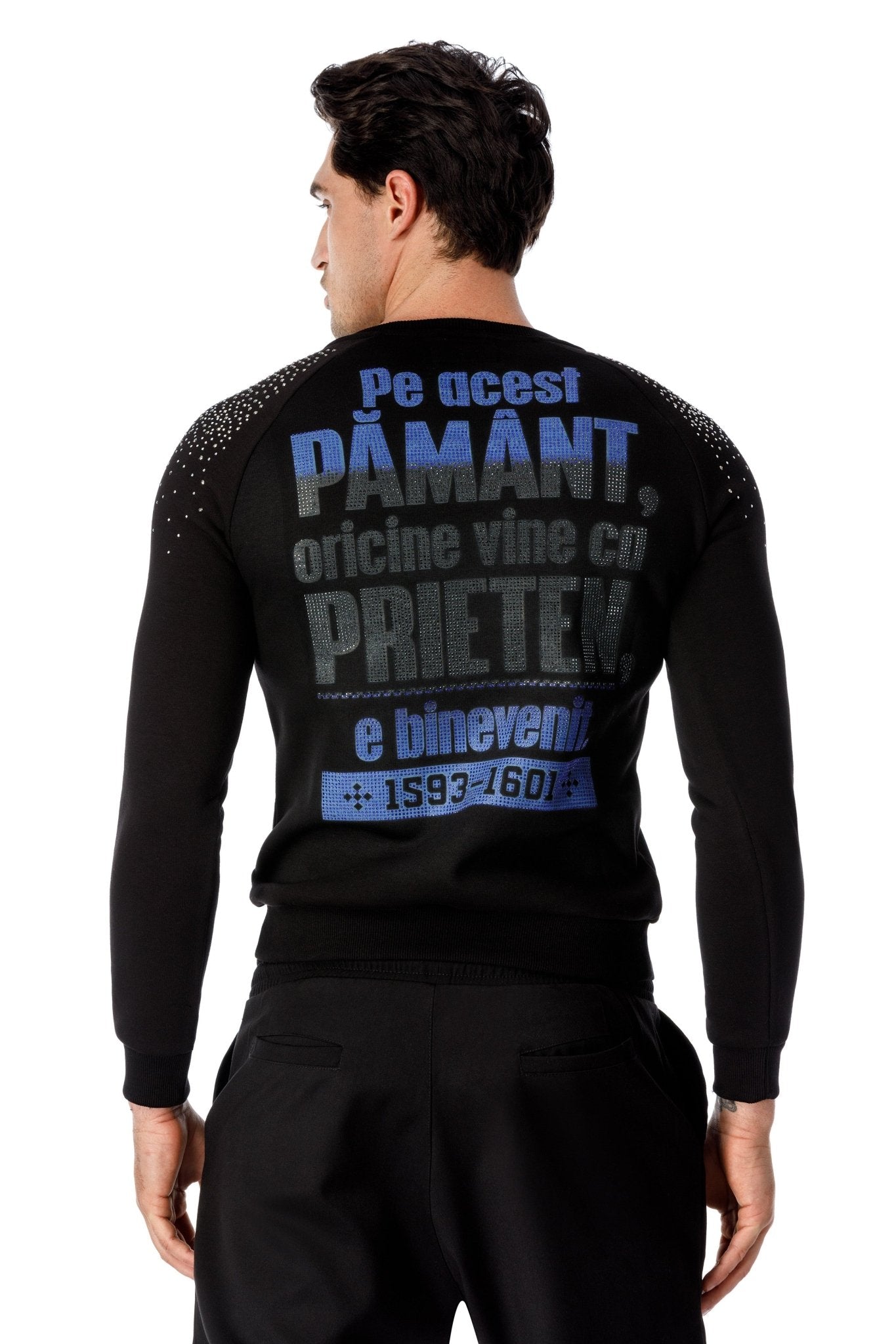 Bluza Sport Mihai Si Accesoriu Din Strasuri - Viggo