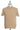 Beige casual t-shirt with polo collar