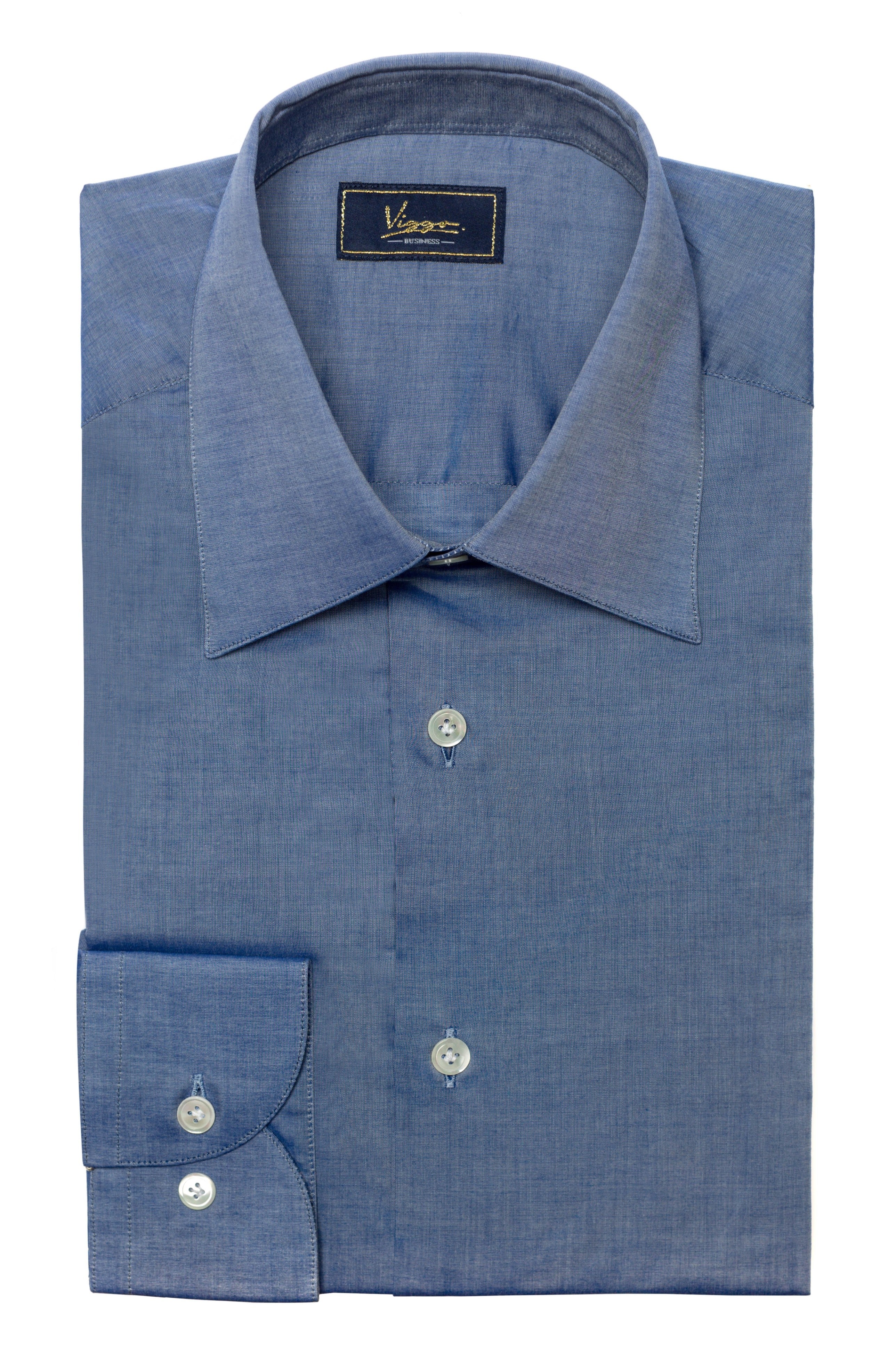 Blue Denim Texture Shirt