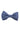 Blue Bow Tie With Floral Pattern