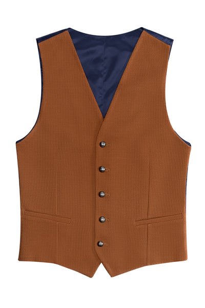 Brown Cotton Vest