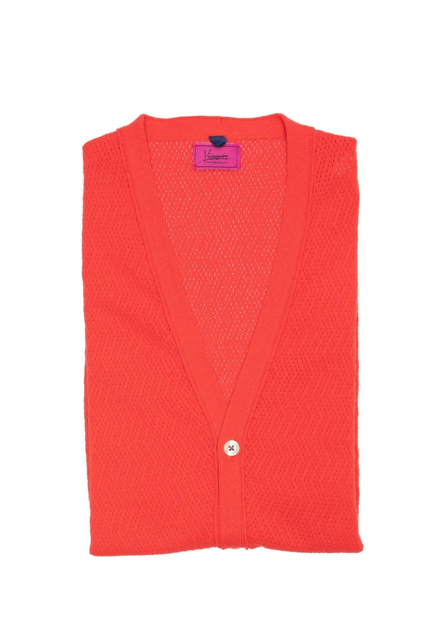 Vesta Casual Rosie Texturata Cu Nasturi - Viggo