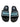 Flip flops with blue adjustable velcro